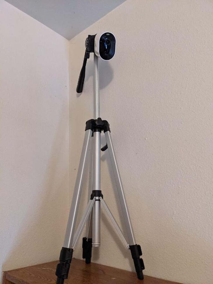 Arlo-Pro-4-on-Tripod-for-Testing