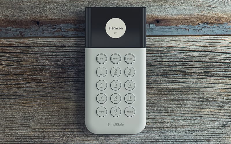 SimpliSafe security keypad