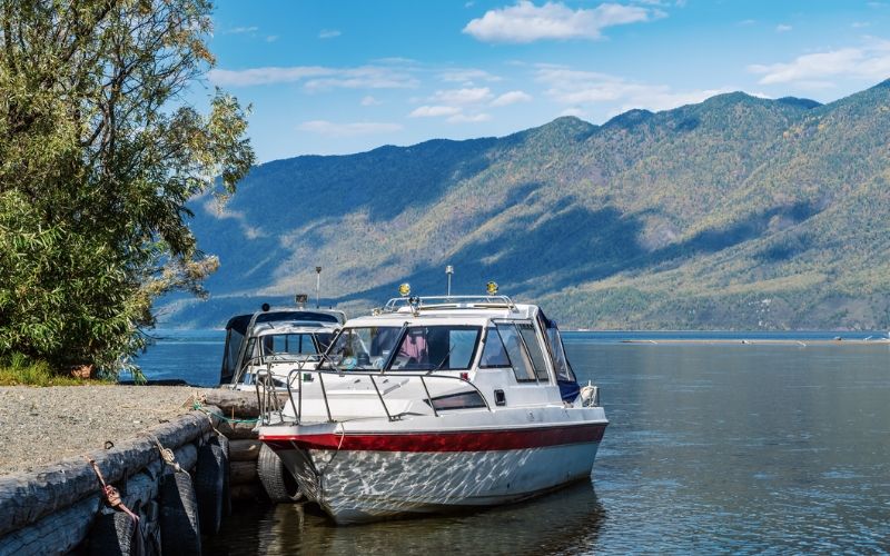 boat on lake