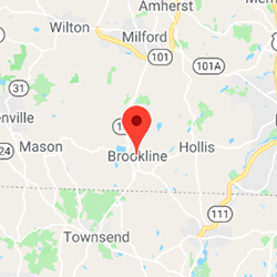 Brookline, NH map