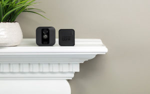 Blink cameras on mantle