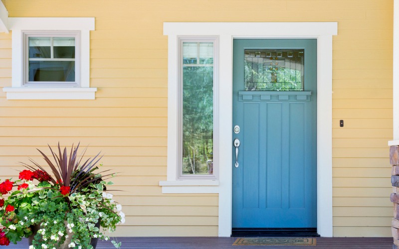 front entrance of a home