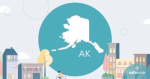 illustration with alaska state outline