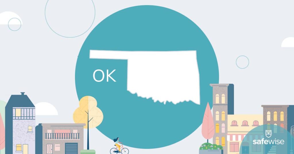 illustration with oklahoma state outline