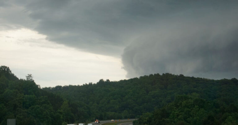 Moody clouds over Kentucky