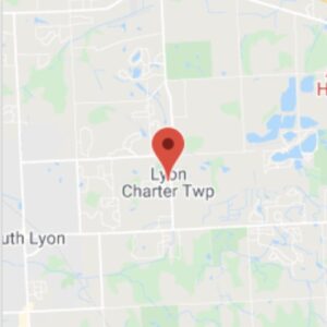 Geographic location of Lyon Township, MI