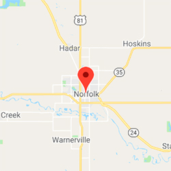 Norfolk, NE map