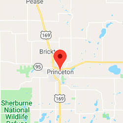 Princeton, MN map