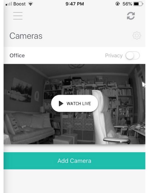 simplisafe app live feed