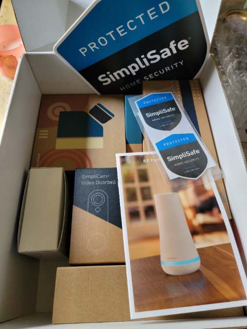 simplisafe box