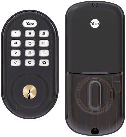 yale assure lock bronze