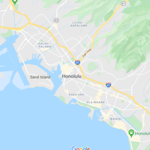 Honolulu map