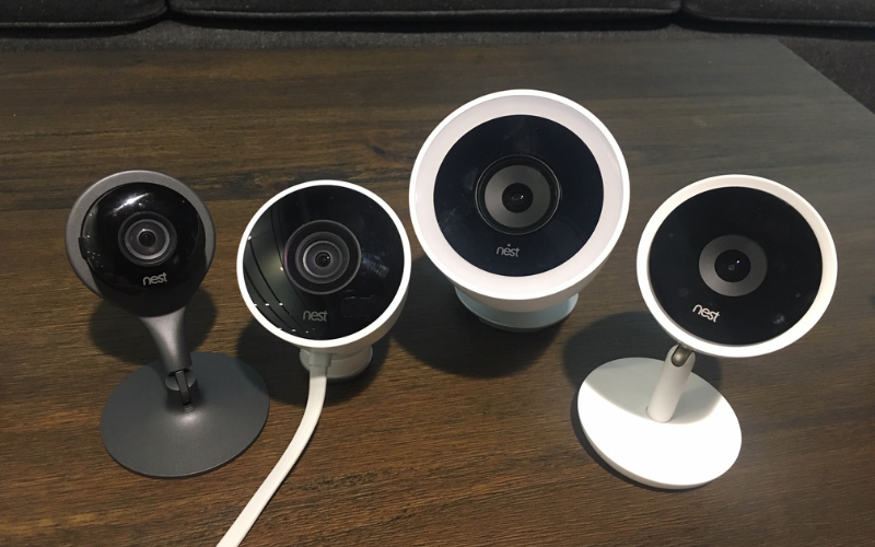 The Nest camera family